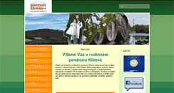 Desktop Screenshot of penzion-klimes.cz